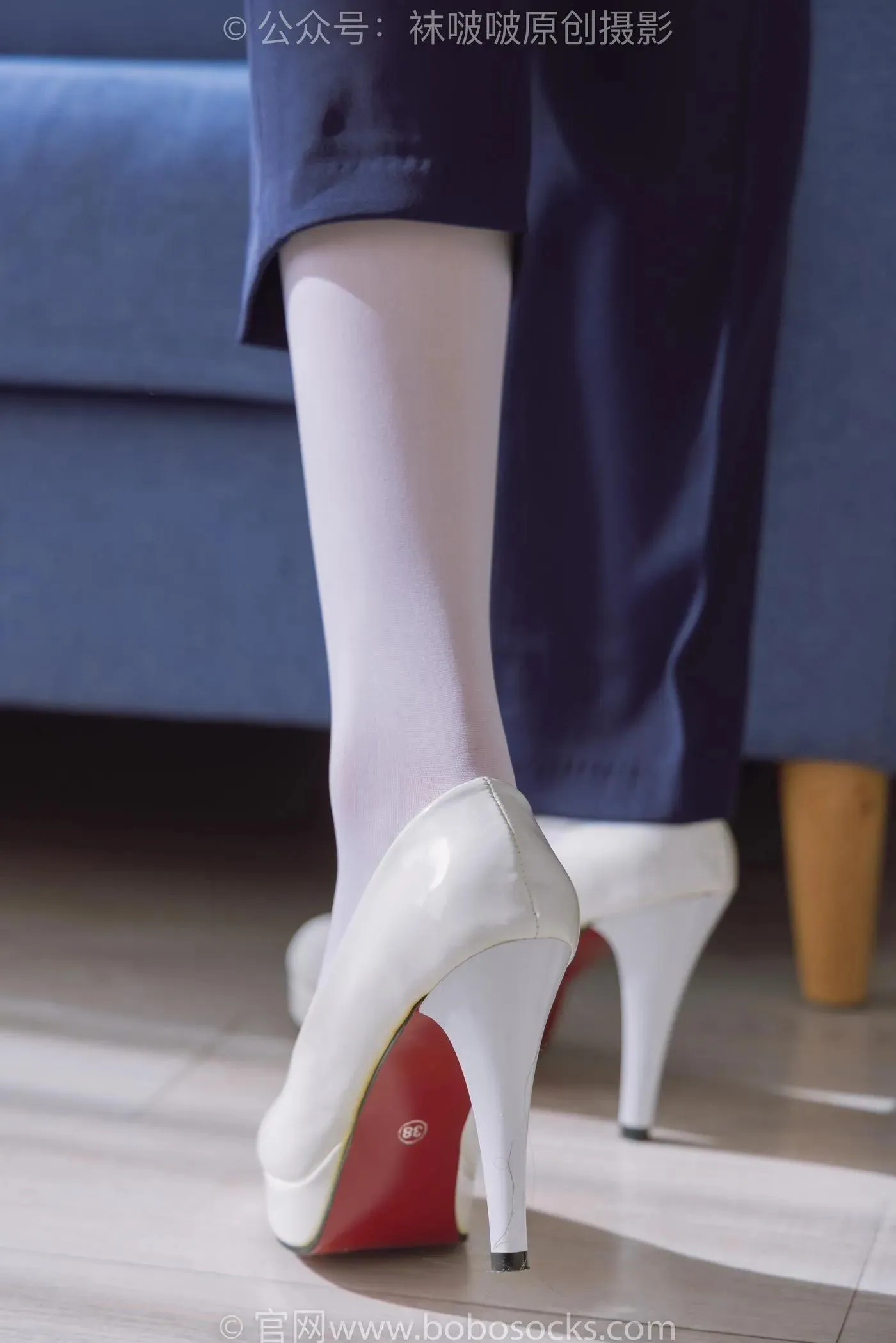 [BoBoSocks袜啵啵]NO.178 小甜豆-高跟鞋、厚白丝、ol风裤里丝 [140P]插图6